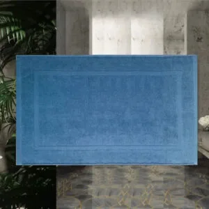 Tapis De Bain Bleu Canard : élégance Et Luxe Pour Votre Salle De Bain ! 2 Tapis De Bain Bleu Canard: élégance Et Luxe Pour Votre Salle De Bain! Bleu Canard / 40x60cm