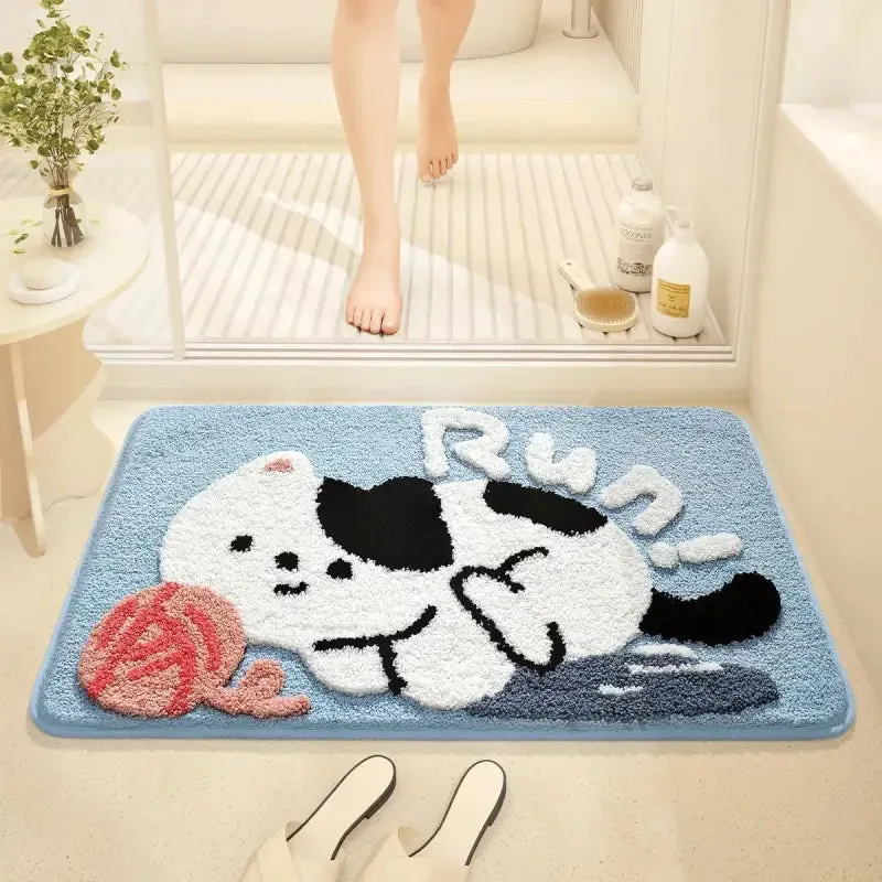 Tapis de Bain Chat Doux
