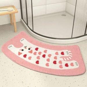 tapis de bain chat douceur et style pour votre salle 45x100 cm 970 1