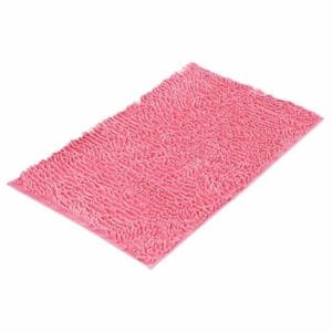 Tapis De Bain Chenille Rose: Confort Et Chic Pour Votre Salle De Bain! Blush / 30x55cm