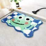 tapis de bain damier elegance et confort en microfibre polyester 2d6fc6 40x60cm 859 1