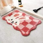 Tapis De Bain Damier: élégance Et Confort En Microfibre Polyester! #ac2223 / 40x60cm