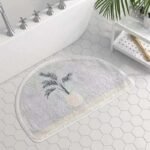 Tapis Demi-Lune Gris