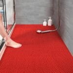 Tapis De Bain Doux Et Sécurisé Pour Votre Douche Italienne! Rouge / 50x80cm