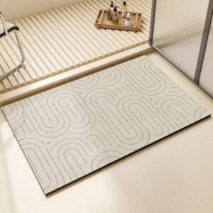 tapis de bain elegant alliez style et fonctionnalite avec chic 40x60cm 576 1