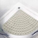 Tapis de Bain Douche Quart de Rond Sécurisé