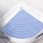 Tapis de Bain Douche Quart de Rond Sécurisé