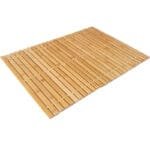 Tapis De Bain En Bambou: élégance Naturelle Et Zen Pour Votre Salle! - Bambou Stripe / 40x60cm