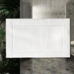 Tapis de Bain Coton Blanc