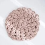 tapis de bain en coton confort et luxe a chaque pas camel pink 50x50cm 674 1