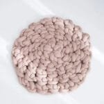 Tapis De Bain En Coton: Confort Et Luxe à Chaque Pas! Camel Pink / 50x50cm