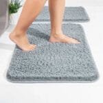 Tapis De Bain En Microfibre Avec Pvc Antidérapante: Confort Et Sécurité!