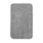 Tapis De Bain En Microfibre Avec Pvc Antidérapante: Confort Et Sécurité! - Gris / 40x60cm