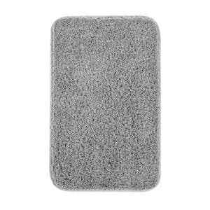 Tapis De Bain En Microfibre Avec Pvc Antidérapante: Confort Et Sécurité! - Gris / 40x60cm