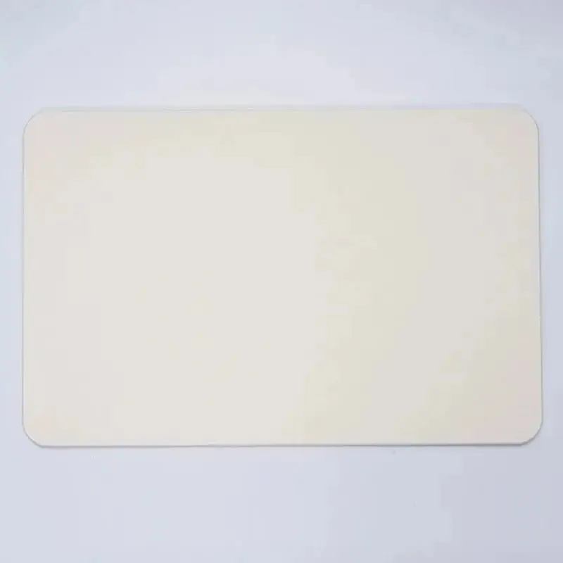 Tapis De Bain En Pierre Diatomite: élégance Et Efficacité Instantanée! Blanc Cassé / 40x30cm