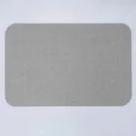 Tapis De Bain En Pierre Diatomite: élégance Et Efficacité Instantanée! Gris / 40x30cm