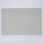 Tapis De Bain En Pierre Diatomite: élégance Et Efficacité Instantanée! Gris Clair / 40x30cm