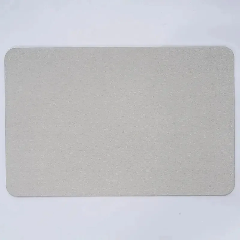 Tapis De Bain En Pierre Diatomite: élégance Et Efficacité Instantanée! Gris Clair / 40x30cm