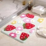 Tapis De Bain Fraise: Douceur Et éclat Pour Votre Rituel Quotidien! #dce0da / 45x65cm