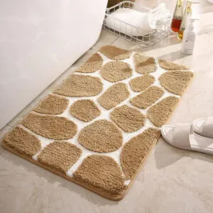 Tapis De Bain Galet: élégance Et Confort Super Absorbant! #be9971 / 40x60cm