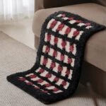 tapis de bain geometrique en microfibre polyester elegance assuree 582 1
