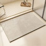 Tapis De Bain Gris: élégance Et Confort Au Quotidien! 40x60cm