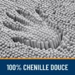 Tapis De Bain Gris En Microfibre Polyester: Confort Et Sécurité!