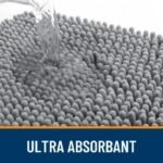 tapis de bain gris en microfibre polyester confort et securite 810 1 1