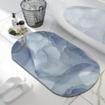 tapis de bain marbre luxe et caoutchouc antiderapant pour votre confort 766 1 1
