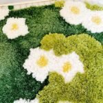 tapis de bain nature en microfibre polyester avec base antiderapante tpe 129 1