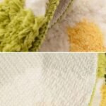 tapis de bain nature en microfibre polyester avec base antiderapante tpe 198 2