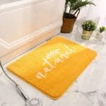 Tapis De Bain Naturel: Confort Et Sécurité Au Quotidien! Jaune / 40x60cm