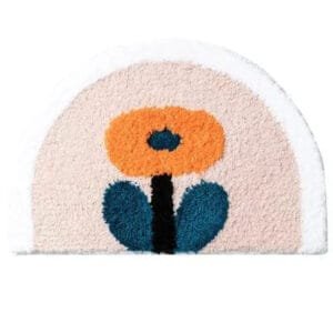 Tapis De Bain Petite Fleur: élégance Et Confort Pour Votre Salle De Bain! - #44722e / 40x60cm