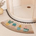 Tapis De Bain Pot: Nature Et élégance Pour Un Espace Vivifiant!