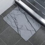 tapis diatomite confort et sechage rapide pour votre salle de bain gris 593 1