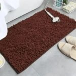 tapis douillet confort luxe et sechage efficace pour votre bain marron 40x60 cm 417 1