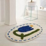 tapis ovale chic elegance et praticite pour votre salle de bain 253d66 40x60cm 239 1