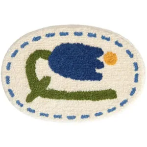 Tapis Ovale Chic : élégance Et Praticité Pour Votre Salle De Bain ! 3 Tapis Ovale Chic: élégance Et Praticité Pour Votre Salle De Bain! #253d66 / 40x60cm