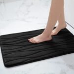 tapis salle de bain super absorbant pour un confort inegale noir 60x120cm 147 1