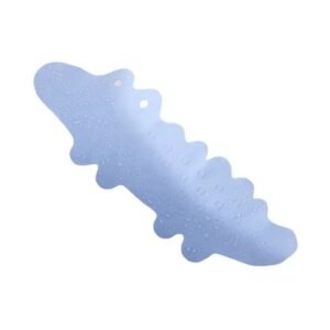transformez le bain en amusant avec notre tapis caoutchouc doux bleu clair 35x95cm 153 1