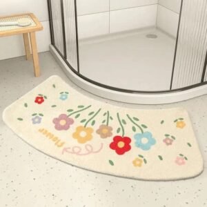 transformez votre bain arrondi aux motifs floraux en jardin intime 45x100 cm 276 1