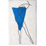 Transformez Votre Bain Avec Notre Tapis Art Abstrait! Silhouettechic / 40x60cm