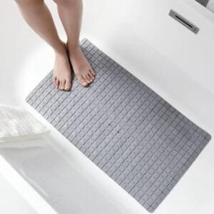 Transformez Votre Bain Avec Notre Tapis De Douche Antidérapant Chic! Gris / 40x70cm