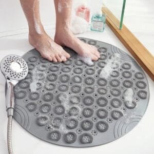 Transformez Votre Bain Avec Notre Tapis De Douche Rond Confort Optimal! - Gray / 55x55cm