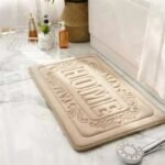 transformez votre bain avec notre tapis de rectangulaire chic bone 45x65cm 661 1