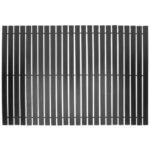 transformez votre bain avec notre tapis en bambou noir exotique 40x60cm 586 1