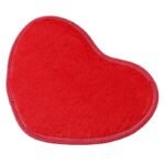 transformez votre bain avec notre tapis en microfibre chenille coeur rouge 30x50cm 452 1