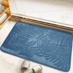 transformez votre bain en jungle avec notre tapis antiderapant bleu petrole 40x60cm 878 1