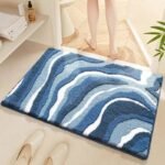 transformez votre bain en oasis avec notre tapis vague microfibre 4d7390 40x60cm 390 1