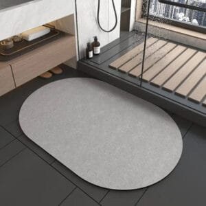 Transformez Votre Bain Japonais Avec Notre Tapis En Diatomées Ultra-absorbant! - Gray / 40x60cm